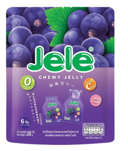 Thạch Trái Cây Konyakku Jele Hương Blackcurrant 108g