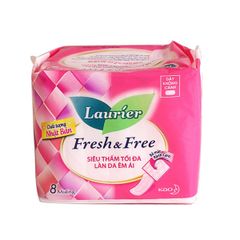 Băng vệ sinh Laurier Fresh & Free Dày Không Cánh 8 miếng