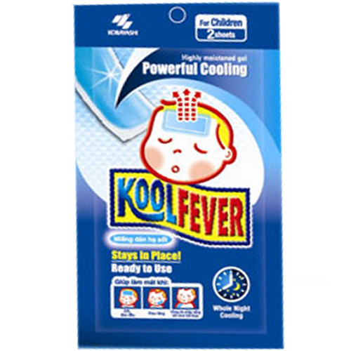 MIẾNG HẠ SỐT KOOL FEVER - HỘP 6 MIẾNG