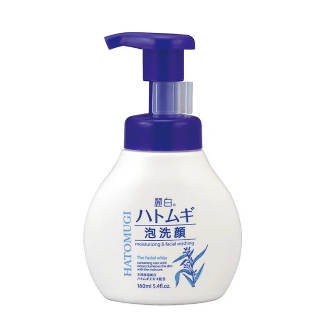 Sữa Rửa Mặt Tạo Bọt Dưỡng Ẩm & Làm Sáng Da Hatomugi 160ml