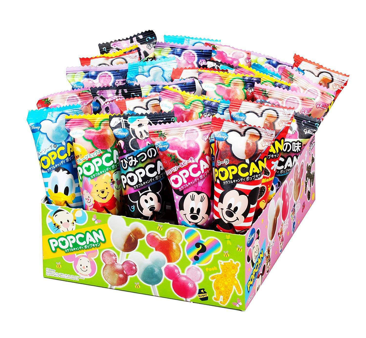 Kẹo mút Glico Popcan Mickey Nhật Bản