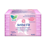 BVS Hàng Ngày Laurier Active Fit Hương Hoa 40 miếng