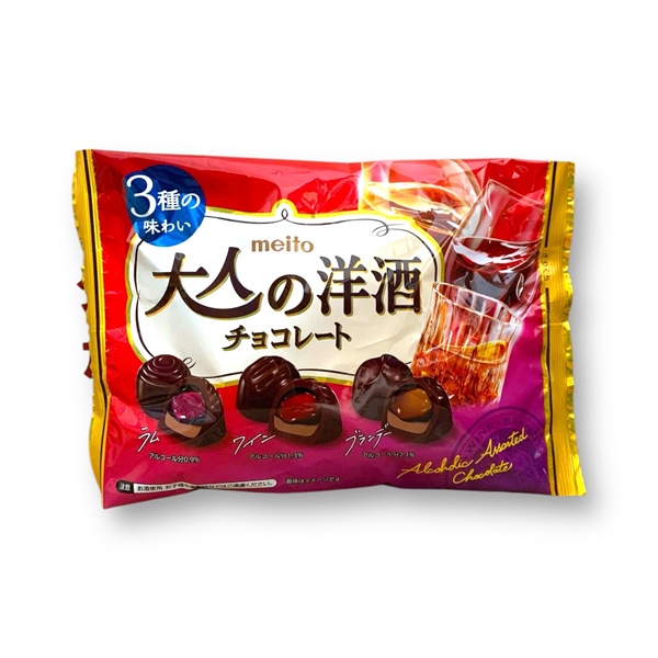 Chocolate Meito Nhân 3 Vị Rượu 118g
