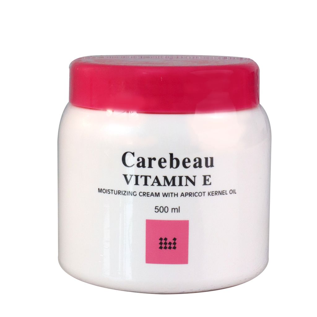 Kem Dưỡng Thể Carebeau Body Cream Vitamin E 500ml SeeThai