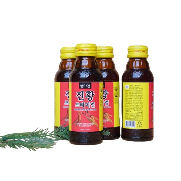 Nước Hồng Sâm Đông Trùng Ginhwang Premium 100ml