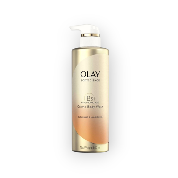 Sữa tắm OLAY Dưỡng Ẩm Body Science B3+ Hyaluronic Acid 500 ml