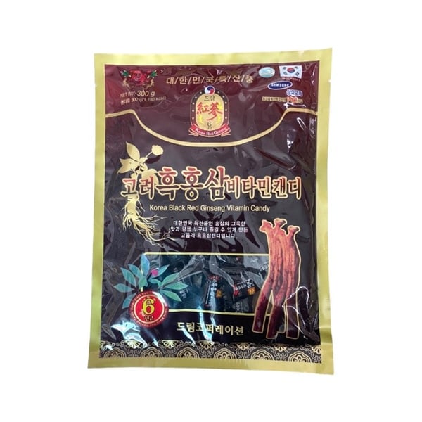 Kẹo Sâm Hàn Quốc - Hắc Sâm Vitamin 300g