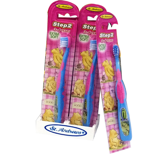 Bàn chải đánh răng St. Andrews cực mềm (cho trẻ từ 3 đến 6 tuổi)