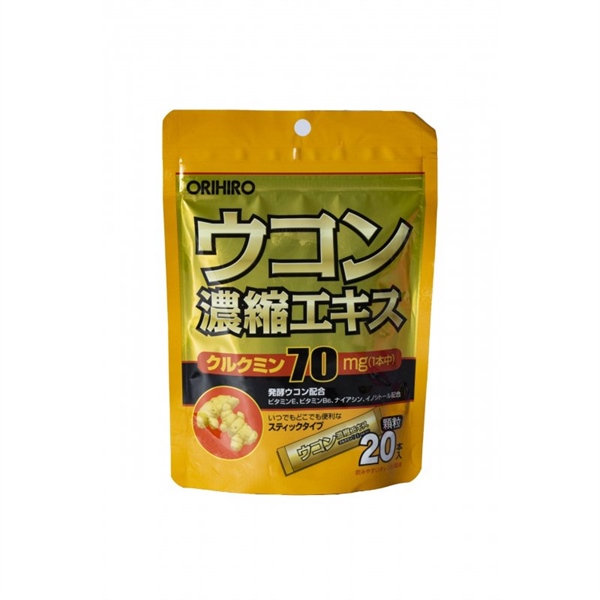 Tinh Bột Nghệ Giải Rượu Orihiro 20 gói/túi