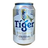 Bia Tiger Bạc Crystal Lào 330ml Lon