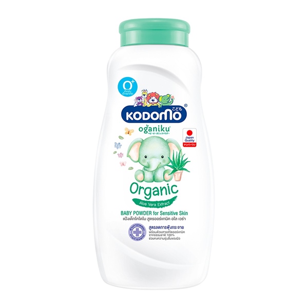 Phấn Rôm Kodomo Organic Cho Da Nhạy Cảm 160g