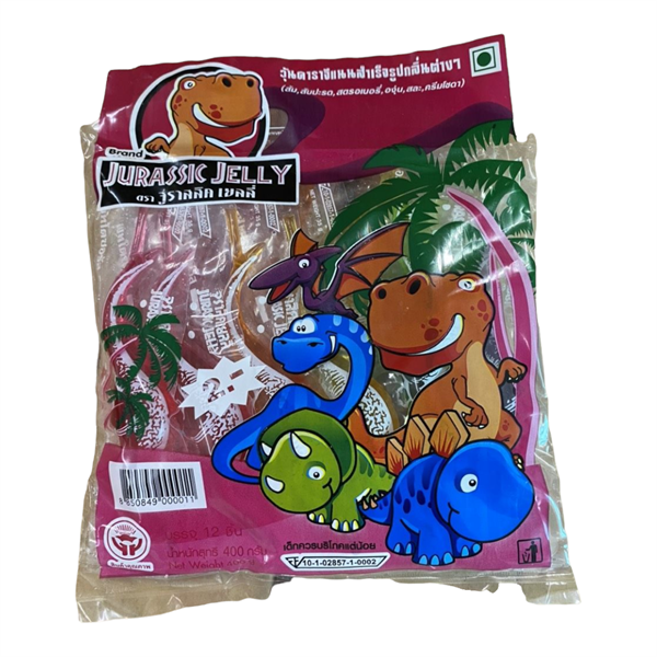Thạch Rau Câu Jurassic Jelly Khủng Long 400g