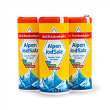 Muối I-Ốt có Flo và Acid Folic Alpen Jodsalz Đức 125g