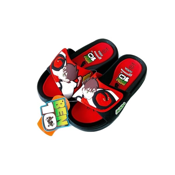 Dép Quai Ngang Trẻ Em ADDA 31R3W Ben10 Đỏ