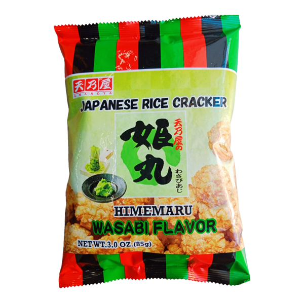 Bánh Gạo Nhật Amanoya Himemaru Vị Wasabi 85g