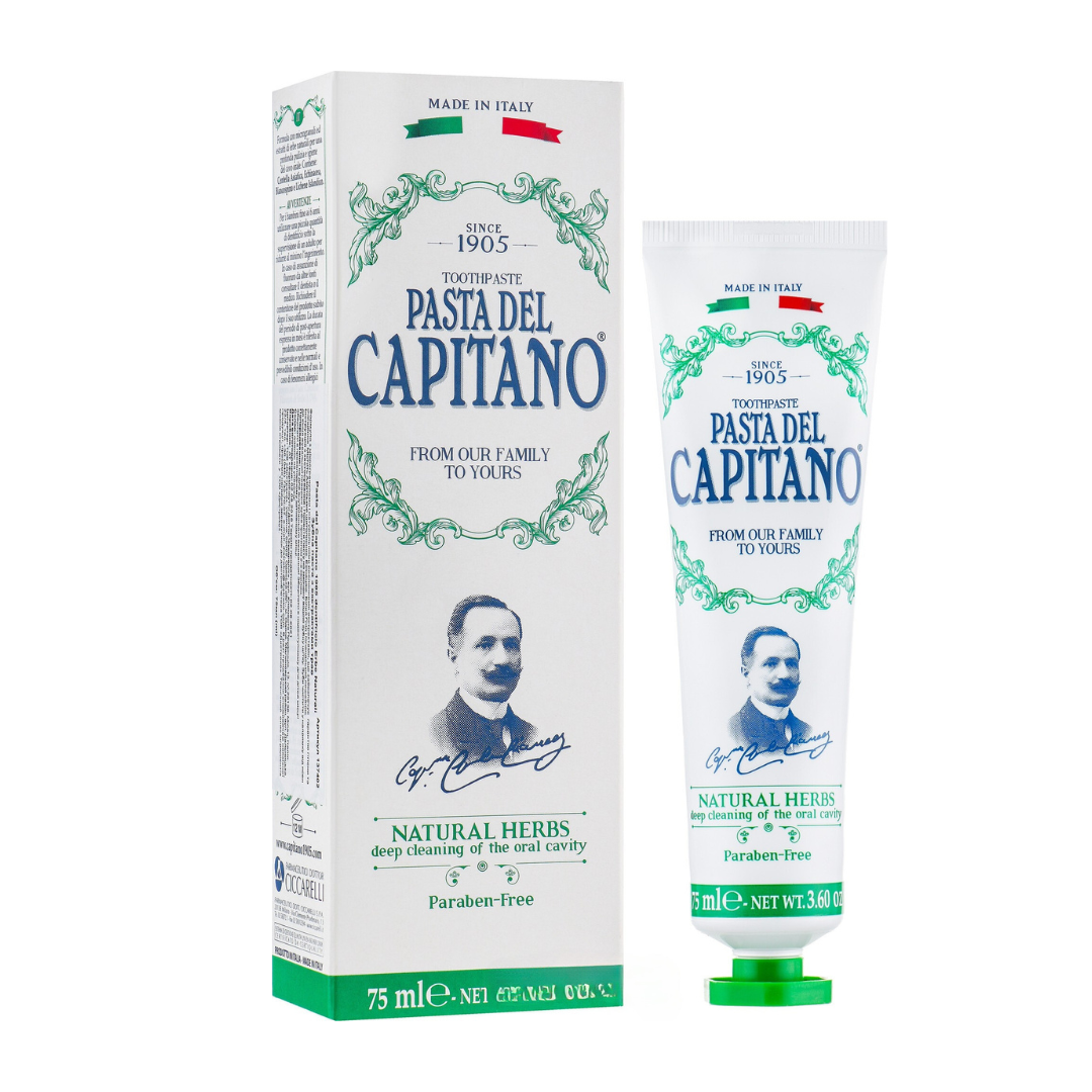 Kem đánh răng Pasta del Capitano 1905 Italy Thảo Mộc Tự Nhiên 75ml