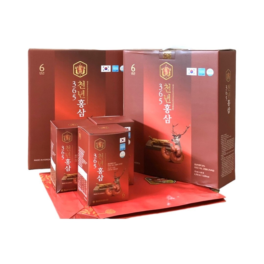 Nước Hồng Sâm Nhung Hươu Linh Chi 356 HANSUSAM 70ml