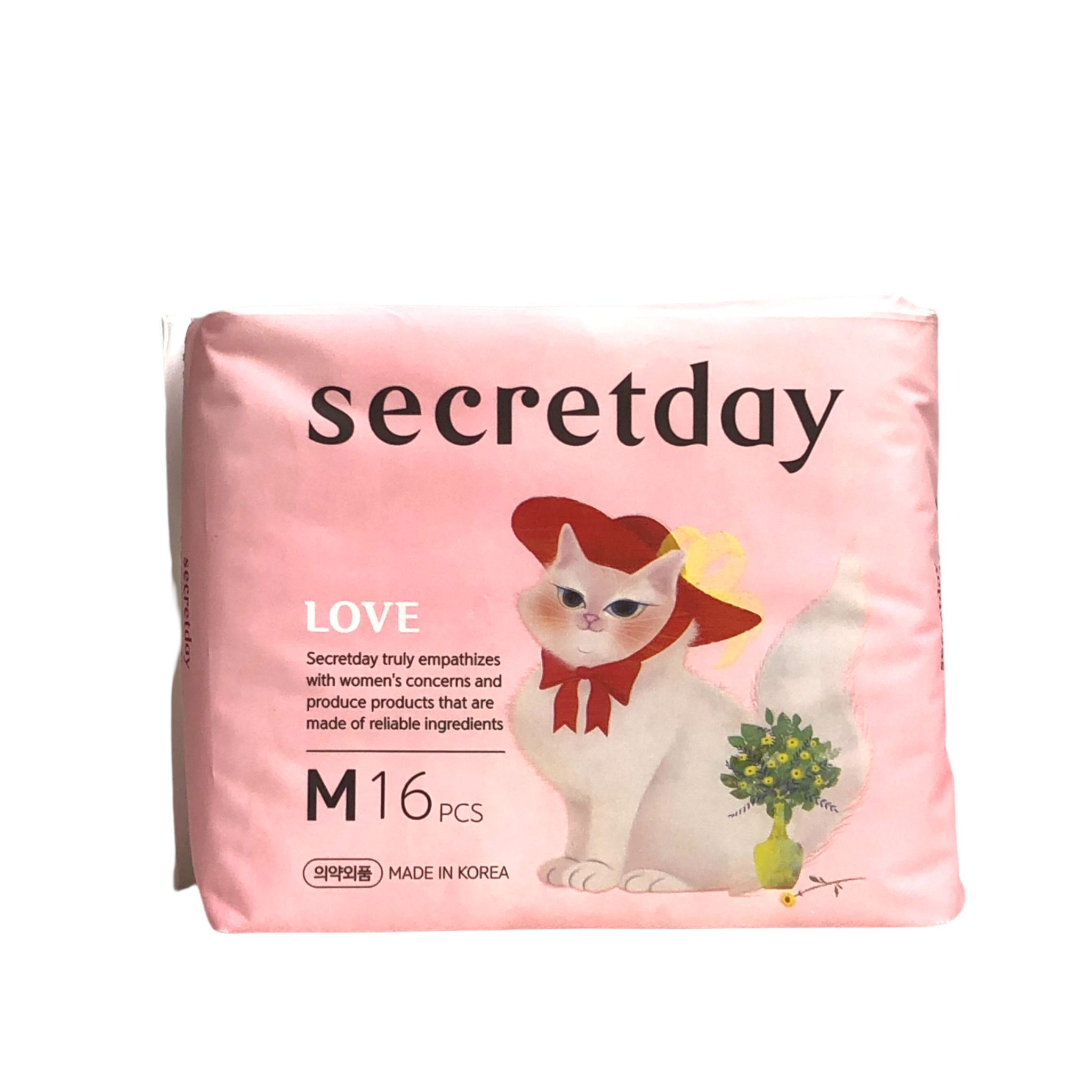 Băng vệ sinh Hàn Quốc SECRETDAY LOVE Size M 24.5cm 16 miếng/gói