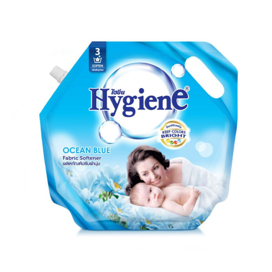 Nước Xả Vải Hygiene Fabric Softener Ocean Blue 1800ml Xanh