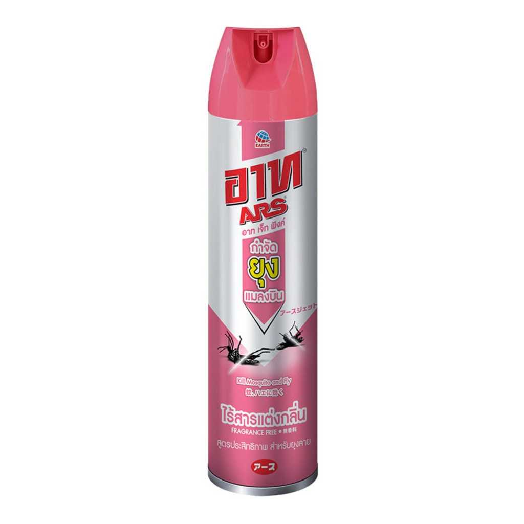 Xịt Muỗi & Côn Trùng Bay Ars Jet Pink Không Mùi 600ml