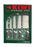 Bộ 5 dao Kiwi cán nhựa tiện lợi W5P