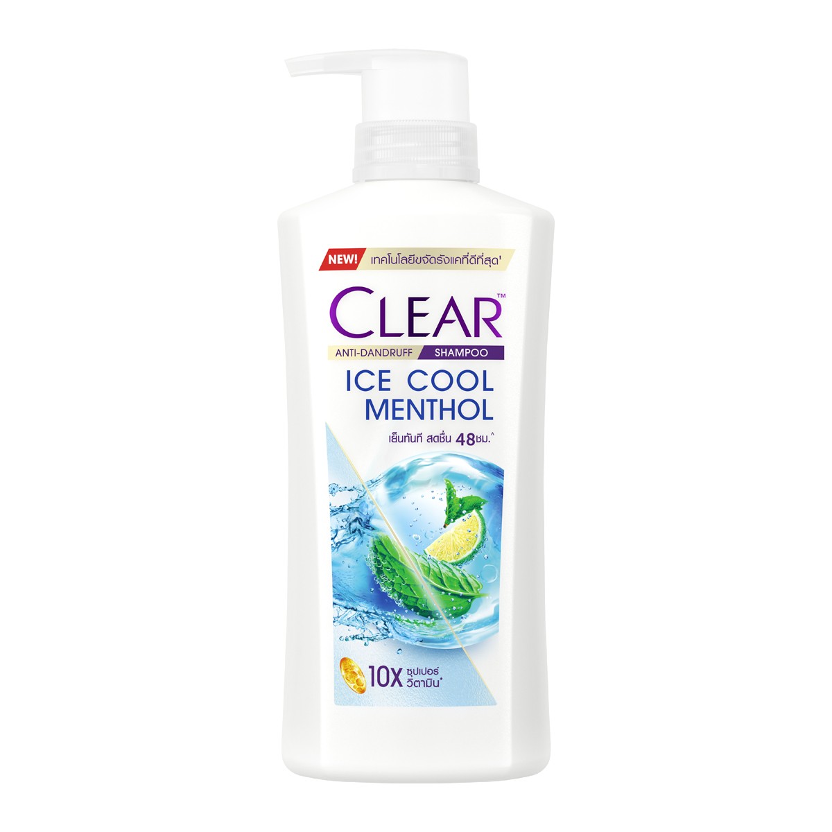 Dầu Gội Clear Anti Dandruff Ice Cool Menthol Trị Gàu 400ml