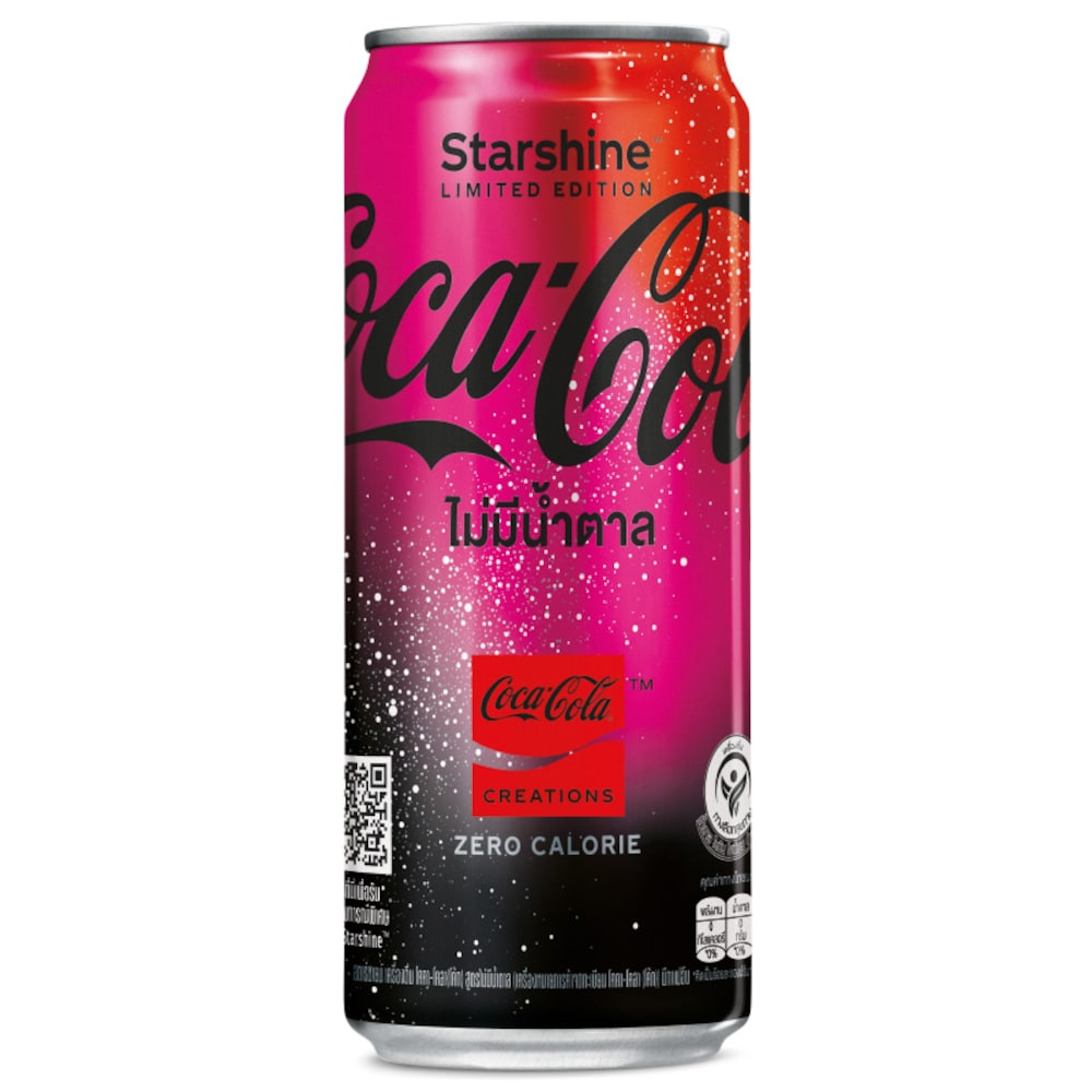 Nước Ngọt Coca Cola Starshine Zero Sugar Không Đường 325ml