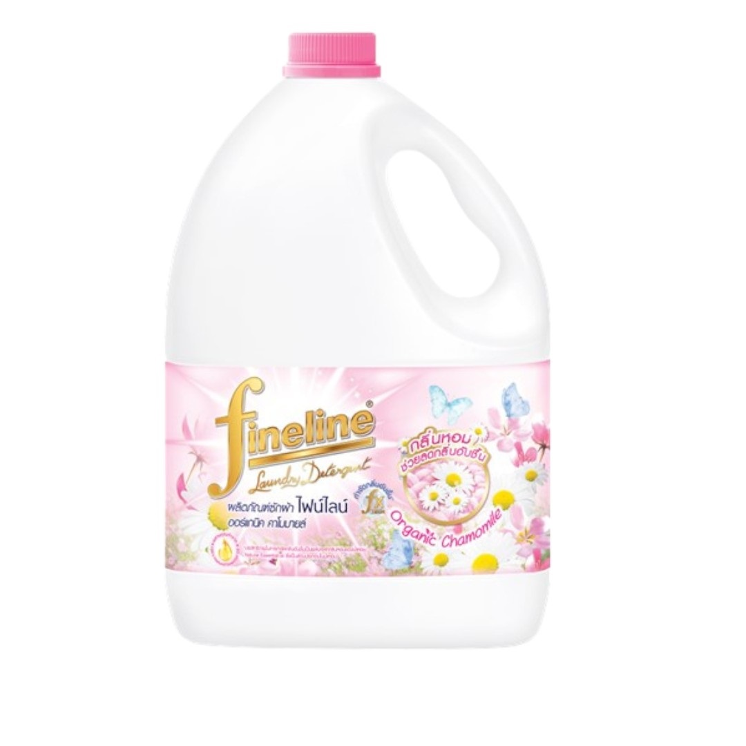 Nước Giặt Xả Fineline Hồng - Hoa Cúc Organic 3000ml