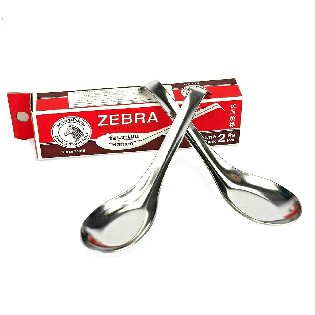 Bộ 2 muỗng Ramen Zebra 100091