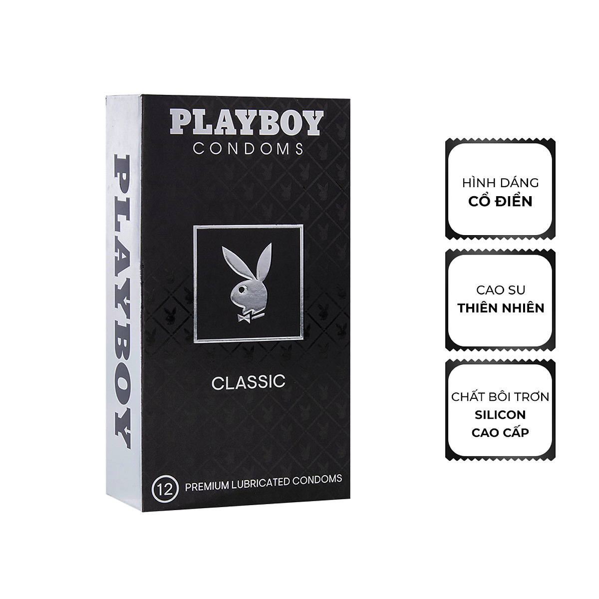Bao Cao Su PLAYBOY Classic 12 Cái/hộp