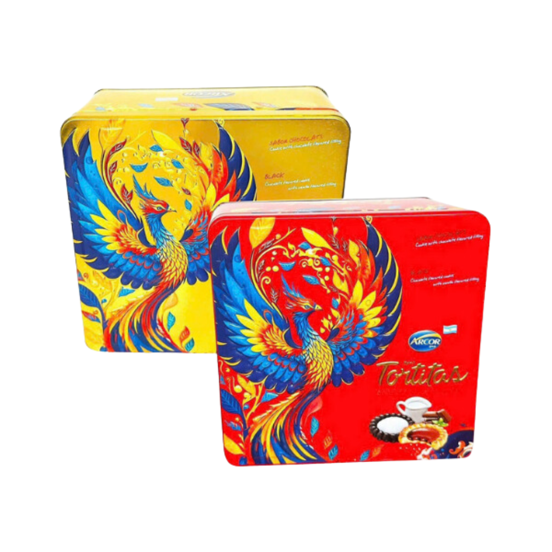 Bánh Hộp Thiếc Tortitas 208g