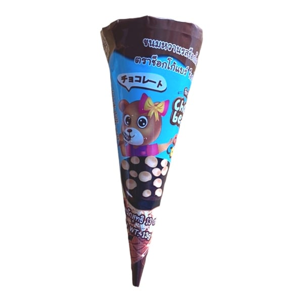 Bánh Ốc Quế Choco Bear Vị Socola 13g