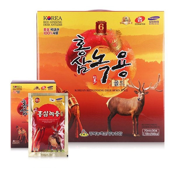 Nước Hồng Sâm Nhung Hươu Hàn Quốc 70ml/gói