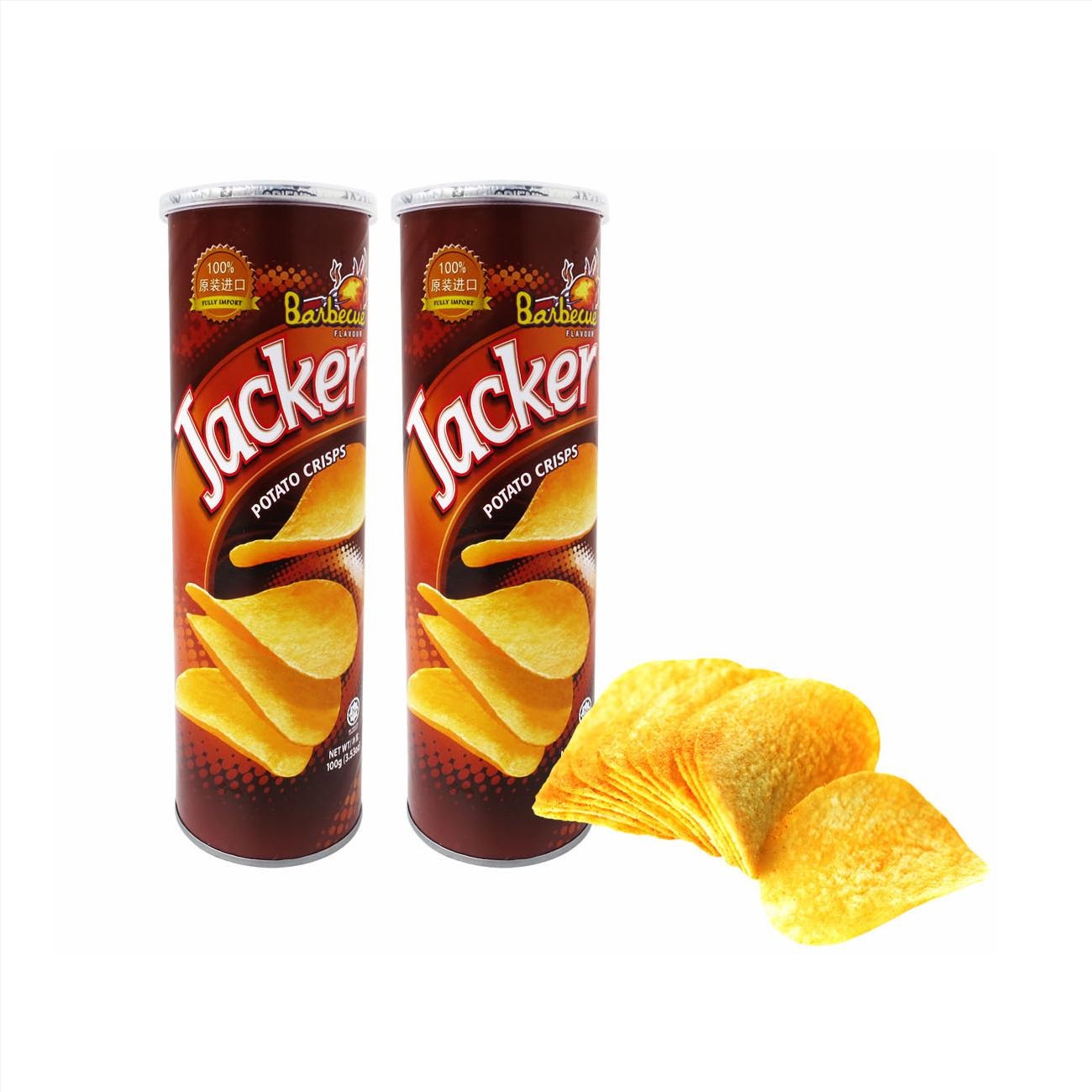 Snack Khoai Tây Lát Jacker Lon 100g
