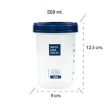Hộp nhựa tròn cao Micronware Thái Lan 550ml