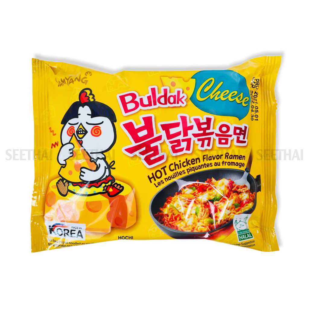 Mì Khô Vị Gà Cay Phô Mai Samyang Hàn Quốc 140g