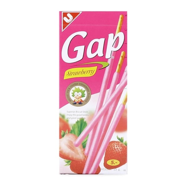 Bánh Que Phủ Kem Dâu GAP 15g