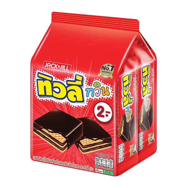 Bánh Xốp Tivoli Twin Nhân Kem Socola 10gx24gói