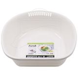 Chậu nhựa Sanada Fresh Màu Trắng 5.5L