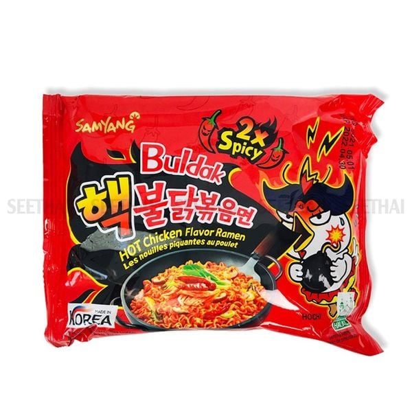 Mì Khô Gà Siêu Cay 2X Spicy Samyang Hàn Quốc 140g