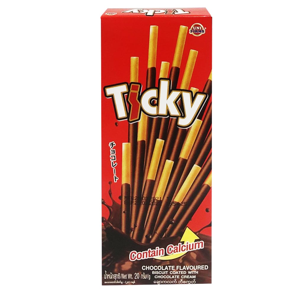 Bánh Que Ticky Phủ Kem 20g SeeThai