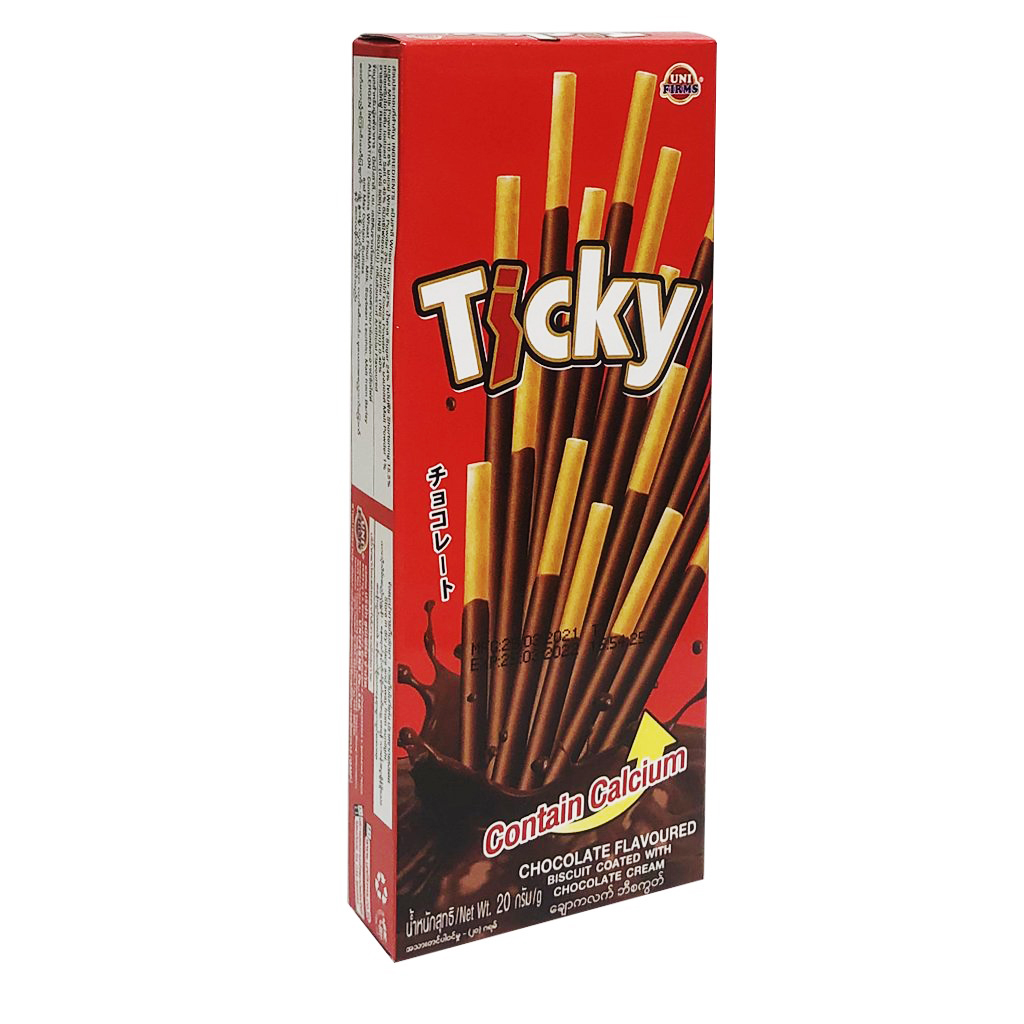 Bánh Que Ticky Phủ Kem 20g SeeThai