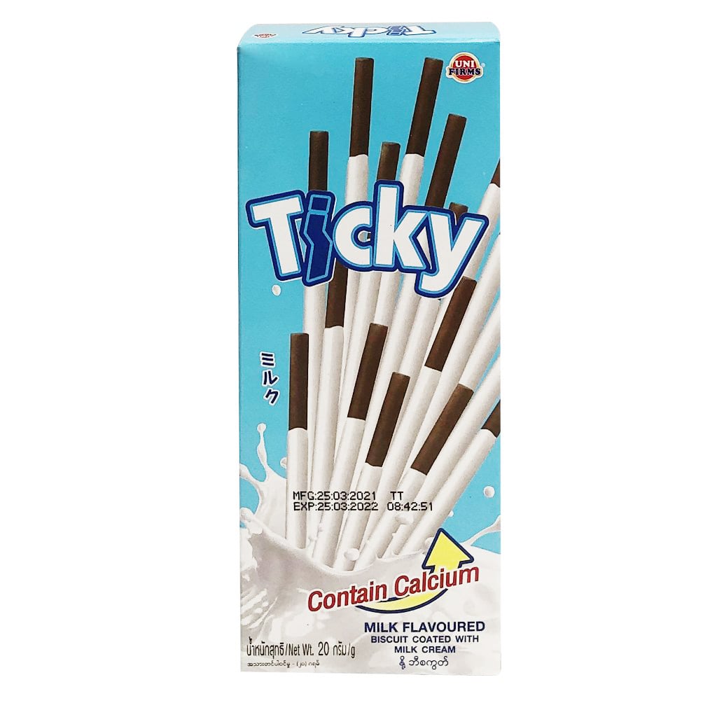 Bánh Que Ticky Phủ Kem 20g SeeThai
