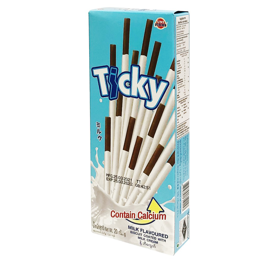 Bánh Que Ticky Phủ Kem 20g SeeThai