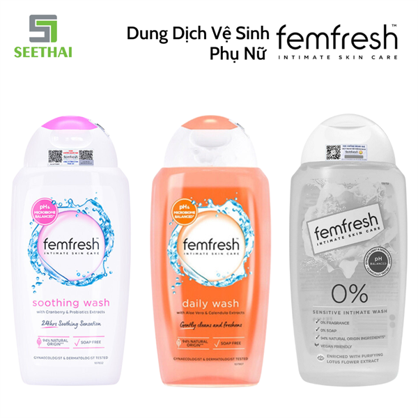 Dung Dịch Vệ Sinh Phụ Nữ Femfresh 250ml