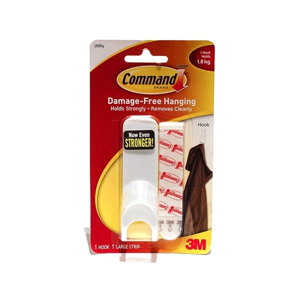 Móc dán tường đầu tròn 3M 17403 ANZ - trọng tải 1.8kg