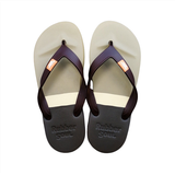 Dép Xỏ Ngón Nam Rubber Soul Balance 3 - Beige Brown