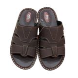 Dép Da FOOTNIKS FN-4406 Màu Nâu