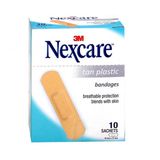 Băng Keo Cá Nhân Nexcare Tan Plastic 10 Miếng