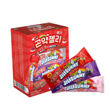 Thạch Dẻo Jelégummy Kiokio Đỏ Vị Dâu Tây, Nho, Vải 600g